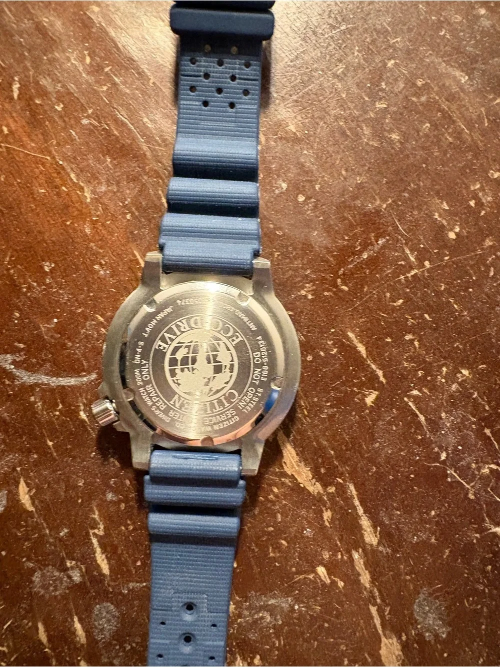 Citizen Promaster Eco-Drive Diver 200m Blue Dial 44mm Date Rubber Strap - Picture 6 of 9